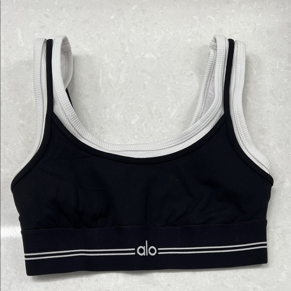 ALO Yoga airbrush better together bra (XXS)